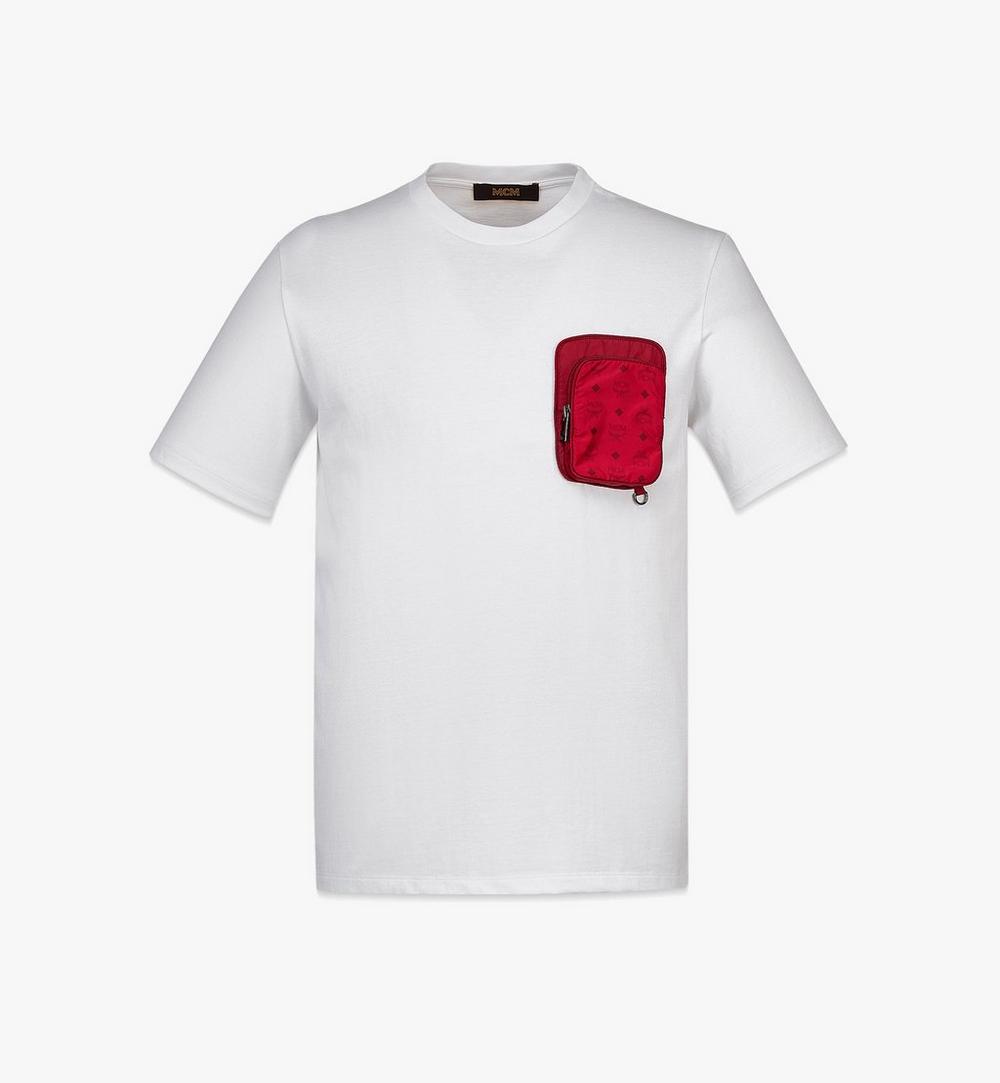 Men’s Organic Cotton T-Shirt with Nylon Zip Pocket 1
